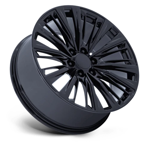 Cadillac Escalade Replica 24X10 +31 Gloss Black Wheel Rim 6X139.7 6X5.5 (QTY 1) - Picture 2 of 3