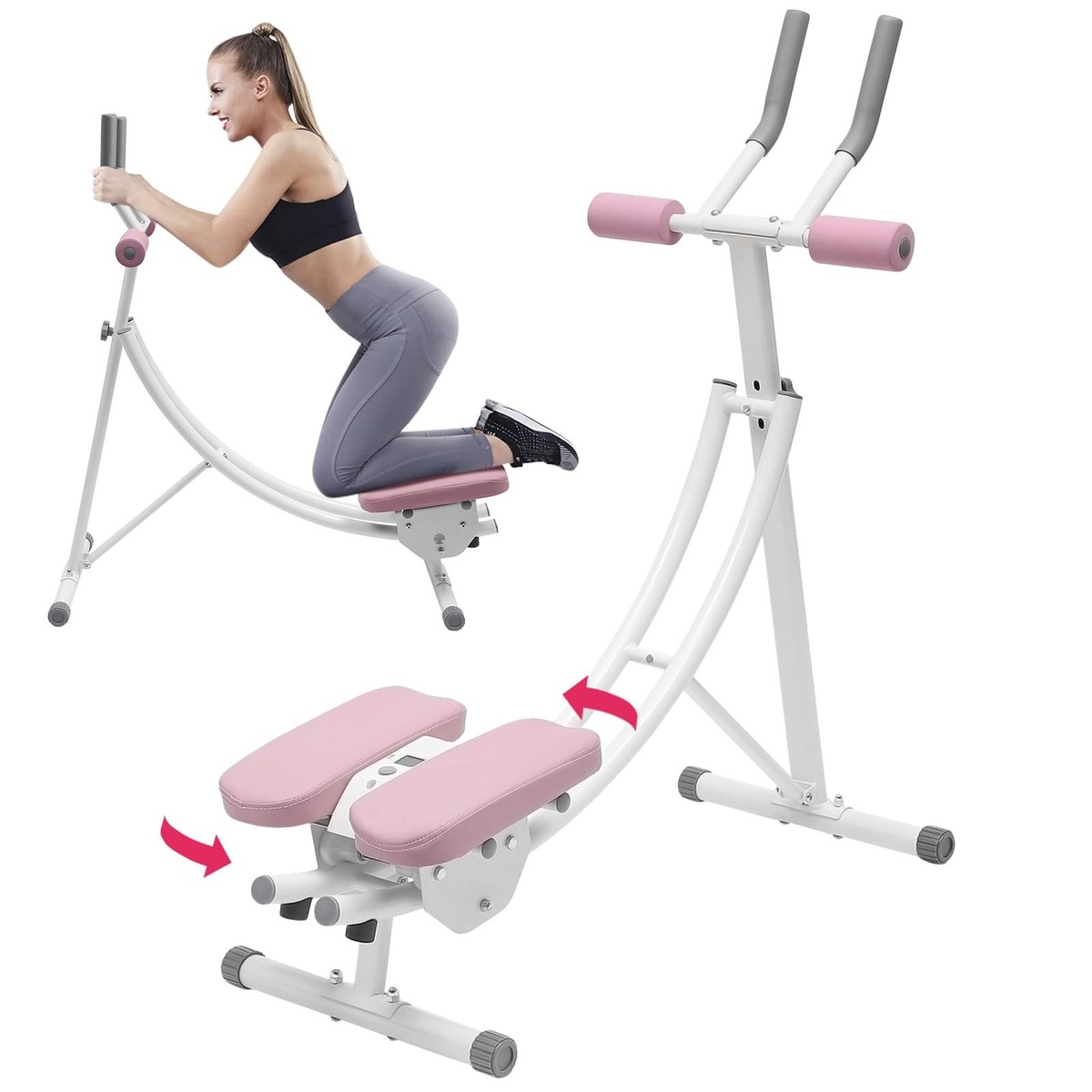 Abs Workout Equipment Abs Roller Coaster Machine Foldable Coaster