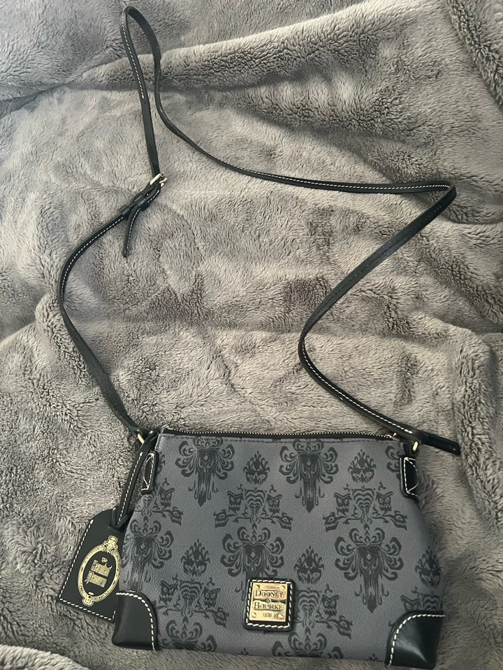 Dooney & Bourke Disney Haunted Mansion Wallpaper Crossbody Bag Shoulder Purse - Image 2 of 4