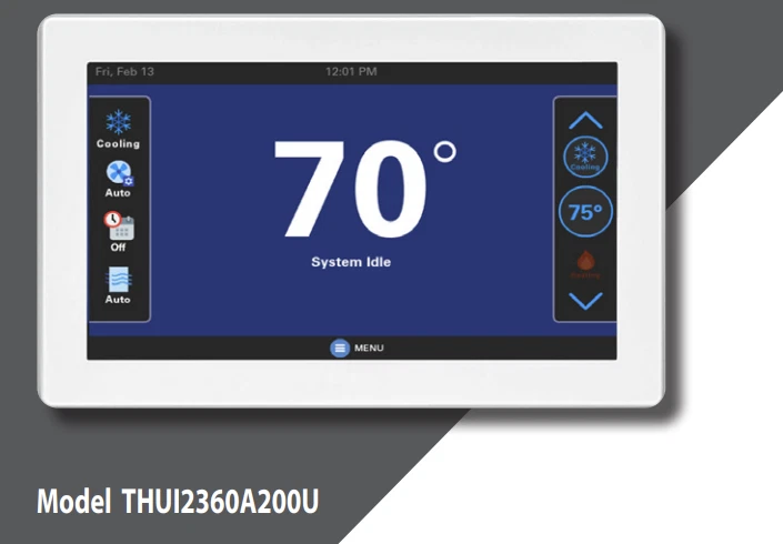 Trane Link UX360 Smart Thermostat, Model# THUI2360A200UG User Interface, White