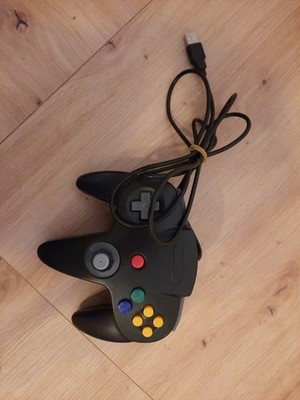 N64 USB Controller Retro Kontroller Gamepad Joystick für Nintendo 64 Win Mac PC