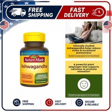 Nature Made Ashwagandha Capsules 125mg for Stress Support, 60 Count