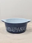 Pyrex Colonial Mist Casserole Dish 475-B Blue Floral 2.5 Liter Vintage No Lid