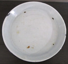 VTG Blue & White Swirled Enamelware Pie Plate 8.75" Baking — photo 2