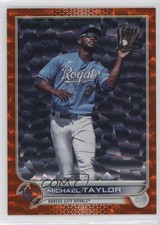2022 Topps Series 2 Orange Foilboard 1/299 Michael Taylor #483 14pp