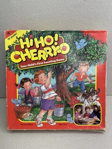 VTG Milton Bradley Hi Ho Cherry-O Counting Board Game Incomplete Missing Parts