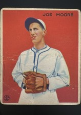 1933 Goudey Big League Chewing Gum - R319 Jo-Jo Moore #231 (RC)