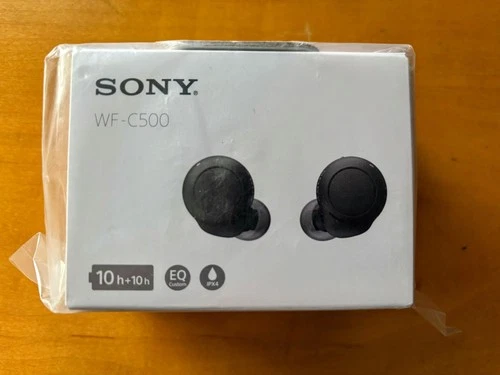 Sony WF-C500 Truly Wireless In-Ear Bluetooth Headphones - Black, Brand New