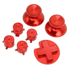 Game Controller Metal Buttons, for Switch Pro Controller D Pad ABXY Aluminum 