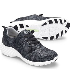 ALIGN BY NURSE MATE WOMEN SHOE VELOCITY BLACK SWIRL IN ALL SIZES SLIP RESISTANT