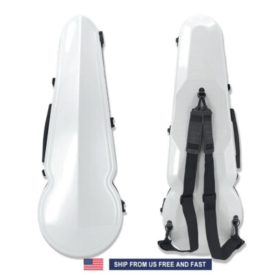 Carbon Fiber Viola Case 4/4 Full Size Buckle Safe Handle And Strap Portable Hard