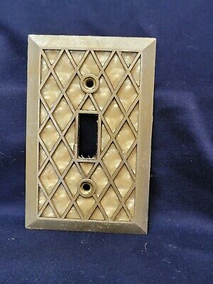 Two Gang Switch Plate Cover Made by Edmar NOS One Vintage