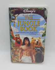 The Jungle Book Rudyard Kipling's Walt Disney VHS Movie Clamshell