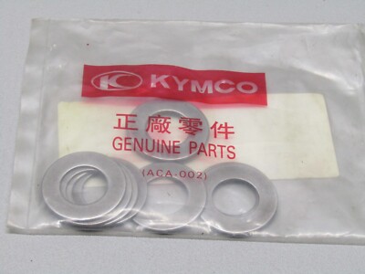KYMCO OEM NOS (10) 14MM THRUST WASHERS 90454-350-0010