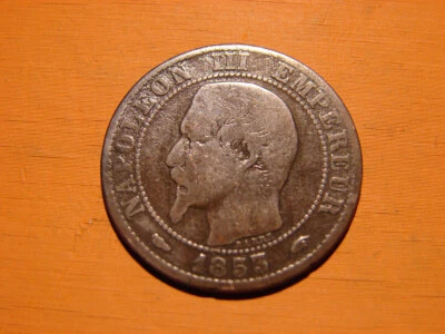 FRANCE. NAPOLEON III. CINQ. 5 CENTIMES 1853.A. PARIS. - Photo 1/2