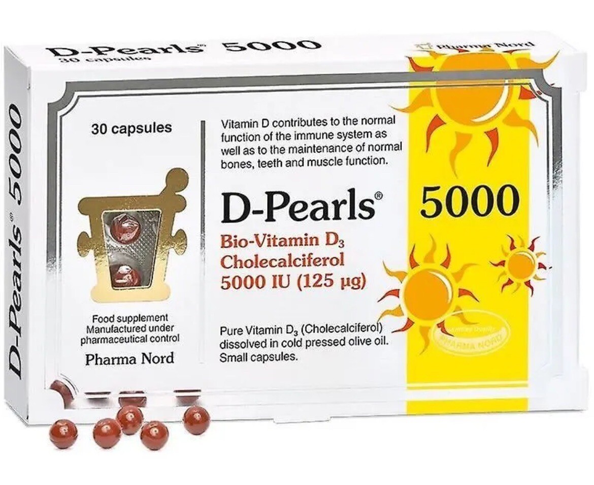 Pharma Nord 5000IU Bio-Vitamin D3 - 30 Capsules
