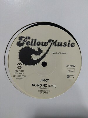 1 (12'') JINKY NO NO NO YELLOW MUSIC RECORDS 