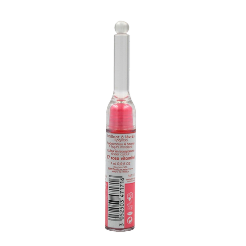 Bourjois Eau De Gloss Non Sticky Moisturizing Lip Gloss 17 Rose Vitamine 0.2 fl. - Picture 2 of 2