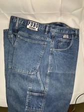Vintage Fubu Jeans Made In USA 38x34 Starched Creased Y2K 90s Hip Hop