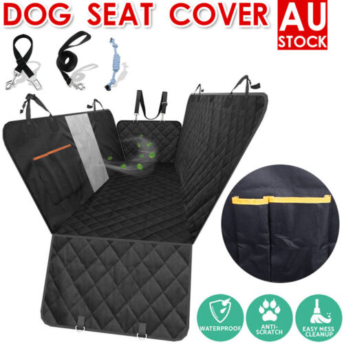 Premium Waterproof Pet Cat Dog Back Car Seat Cover Hammock NonSlip Protector Mat - Picture 1 of 27