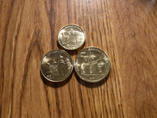 SERBIA 3 COIN SET 2016 1, 2, 5 DINARA UNCIRULATED THREE COINS (T566)