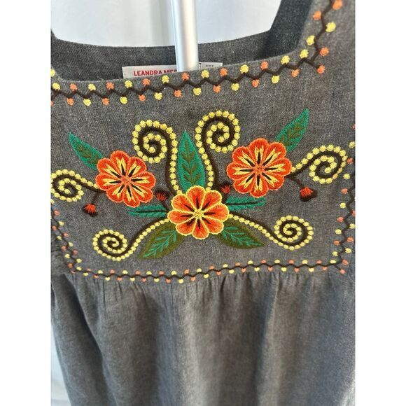 Leandra Medine x Mango Dress Womens Medium Gray E… - image 2