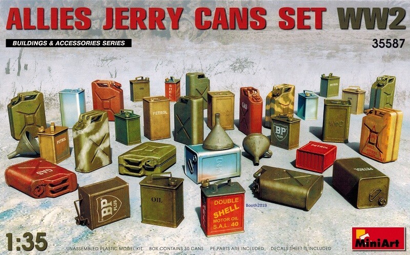 Miniart 35587 1:35 Allies Jerry Cans Set Ww2 - Bild 2