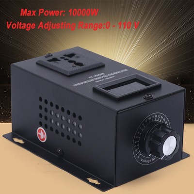 10000W Variable Voltage Regulator Dimmer Motor Speed Controller AC 110V SCR New