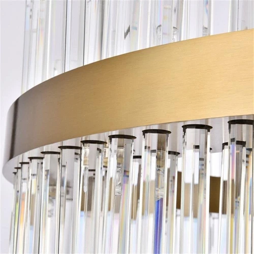 Elegant Lighting Dallas 18-Light Crystal & Metal Chandelier in Gold - Picture 6 of 9