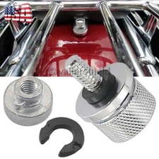 Chrome Fender Rear Seat Bolt Screw Polished Nut Kit Mounting For Harley Touring
