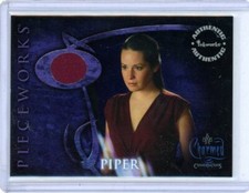 HOLLY MARIE COMBS as PIPER 2005 Inkworks CHARMED PWCC2 WORN DRESS CARD