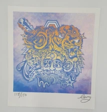 Josh Levy 2012 Signed Blotter Art Print Limited Edition Art