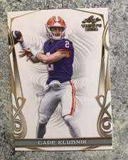 #9 Cade Klubnik 2023 Leaf Trinity Clemson FREE Shipping