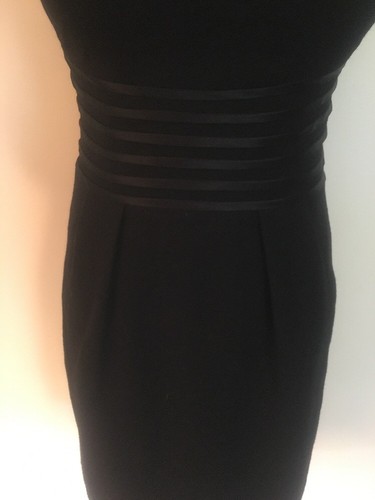 Banana Republic Black Sleeveless Lined Wool Dress Sz 2 NWOT - Picture 3 of 10