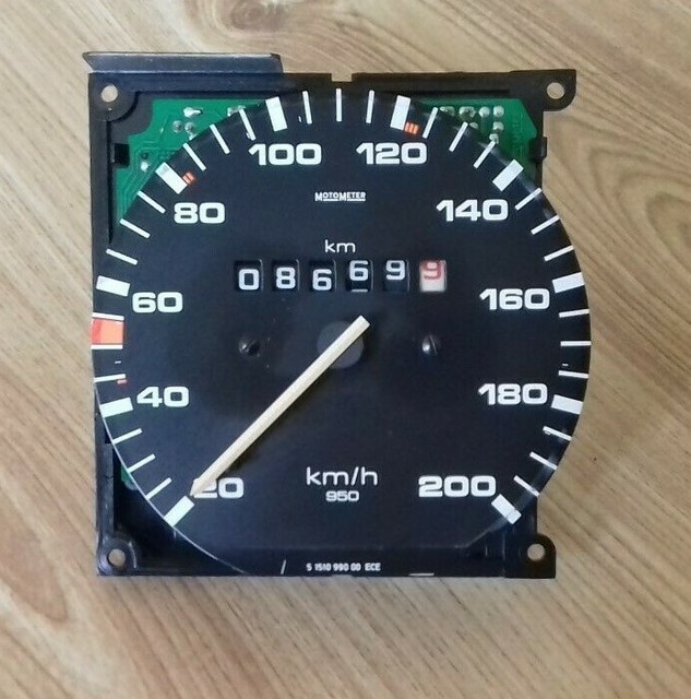 VW GOLF MK2 II 2 INSTRUMENT CLUSTER SPEEDMETER 5151099000 MOTOMETER eBay
