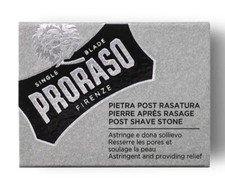 Desodorante tapón sanguíneo para después del afeitado 100 g de piedra de aluminio PRORASO 100 % aluminio potasio