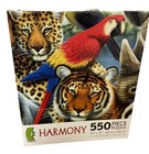 Jigsaw Puzzle Animal Kingdom Wild Animals 550 Piece 2008 24x18 USA Ceaco Harmony