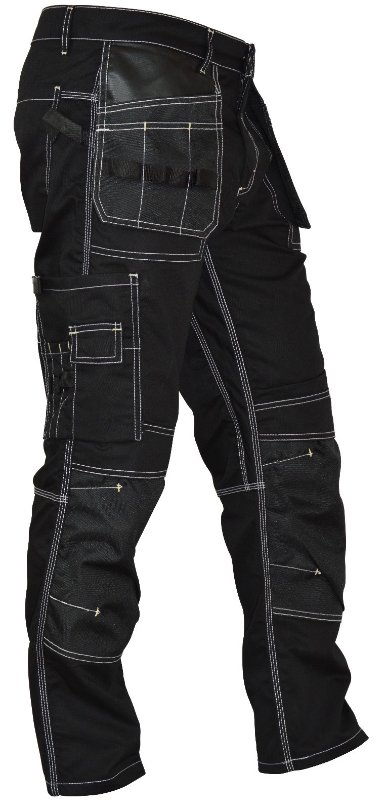Mens Construction Cordura Knee Reinforcement Workwear Trousers Utility