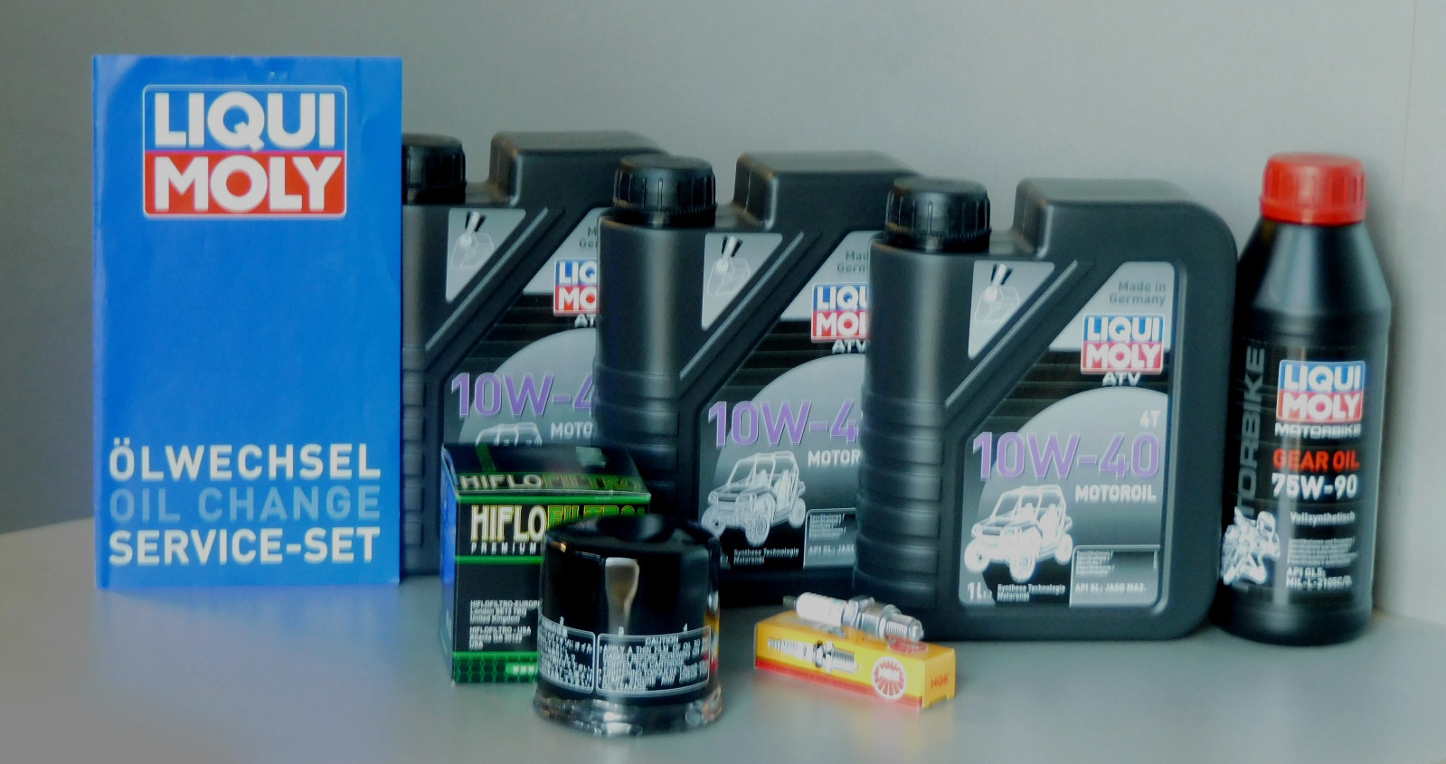 Maintenance Set Access Shade 650 Service Oil Filter Spark Plug Change