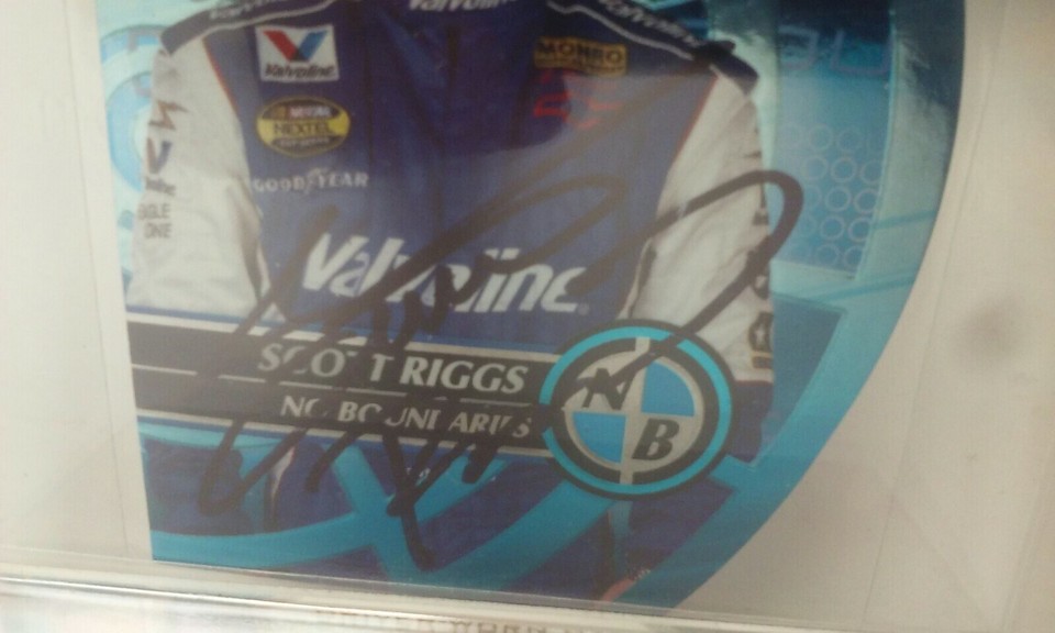 Scott Riggs Autograph Rookie Harlem Globetrotters #10 1/64 Valvoline ...