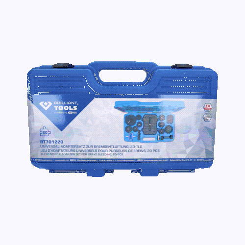 Juego de adaptadores universales para ventilación de frenos, 20 piezas BRILLIANT TOOLS BT701220 - Imagen 7 de 7