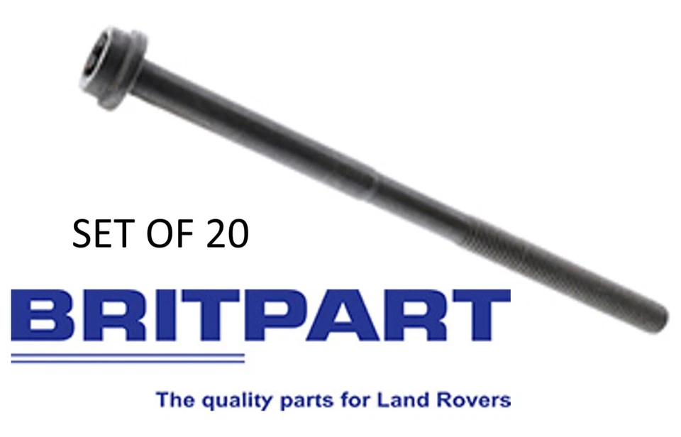 Juego de 20 pernos de culata para JAGUAR/Land Rover - BRITPART Foto 3 de 4
