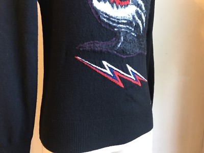 Pull Diesel Baddog En Laine Mélangée - Taille M Noir - Fabriqué En Italie (Neuf Avec Petit Défaut)