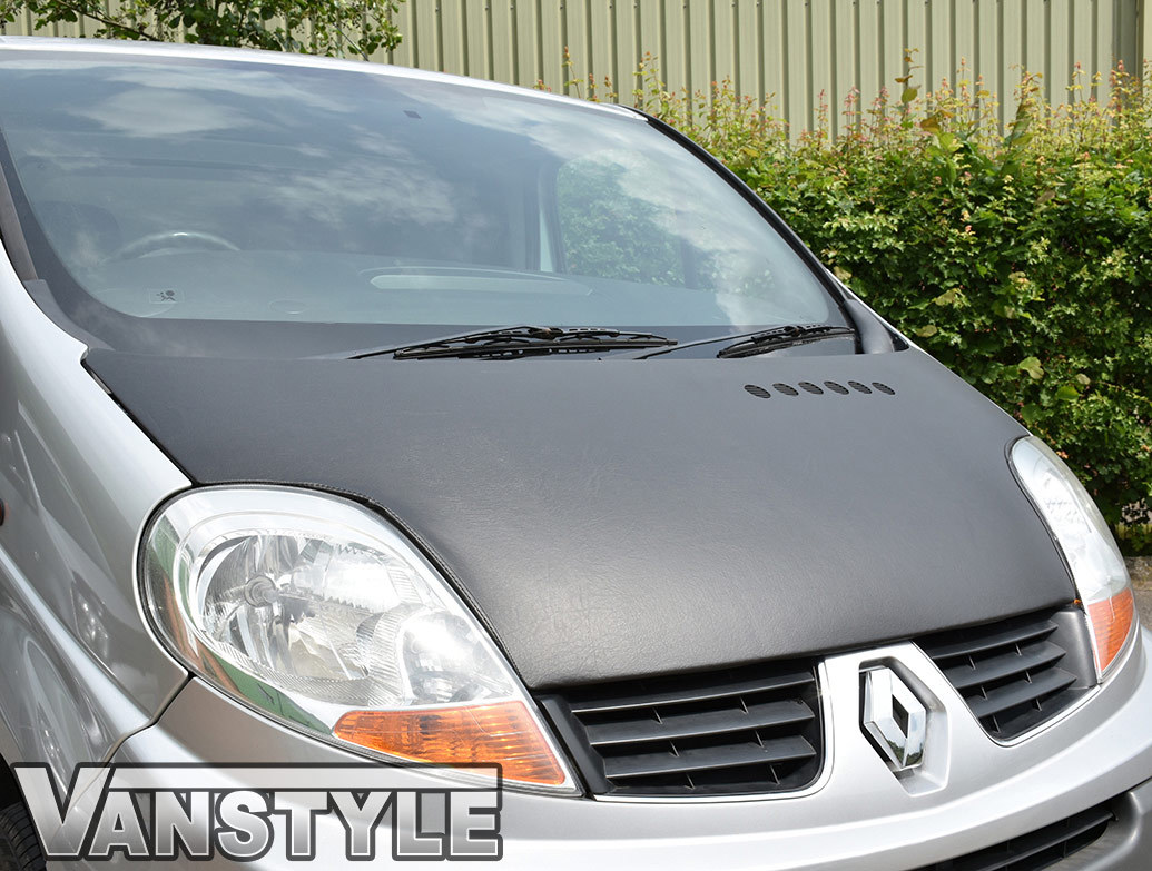 FITS VAUXHALL VIVARO J7 0114 PLAIN BLACK STONE CHIP PROTECTOR