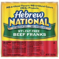 Hebrew National Beef Frank 97% Fat Free - 11 Oz (pack 12) Hebrew National Beef Frank 97% Fat Free - 11 Oz (pack 12)