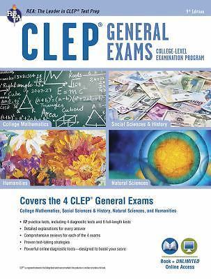 CLEP  General Exams Book + Online, 9th Ed. (Includes College Math, Humanities, N