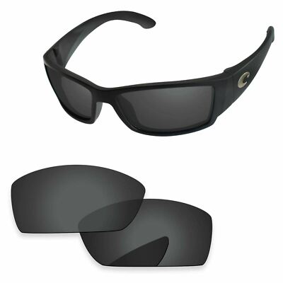 Black Polarized Replacement Lenses For-Costa Del Mar Corbina - Main Image