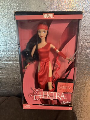 Barbie as Elektra Doll from 2005 by Mattel # H1699 Marvel