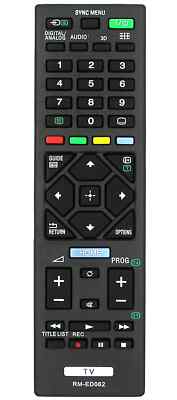 1 Stück Ersatz Fernbedienung für SONY RM-ED062 | RMED062 TV Remote Control