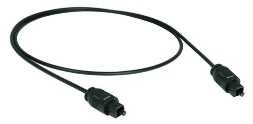 12,5m Slim Toslink Optisches Audiokabel SPDIF LWL Digital Kabel Ø2,2mm schwarz
